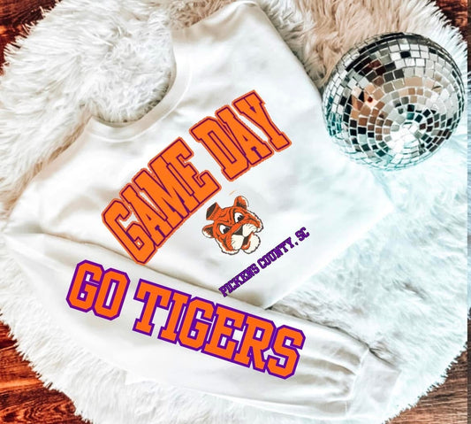 Game Day Pickens County, SC with Sleeve DTF Transfer