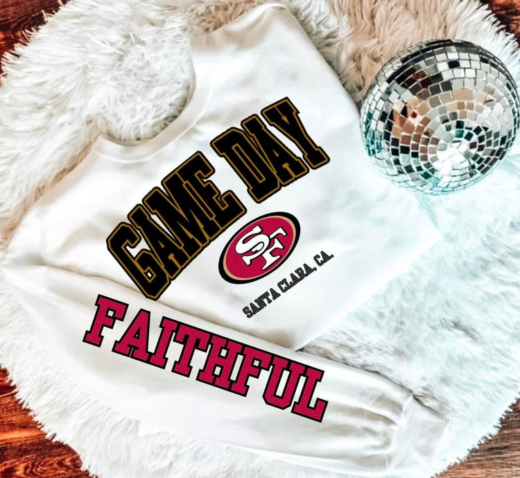 Game Day San Fran with Sleeve DTF Transfer
