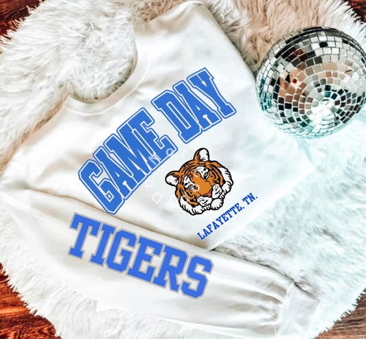 Game Day Lafayette, TN with Sleeve DTF Transfer