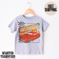 The Birthday Boy Racing Birthday Shirt, Tee, Onesie, Birthday Girl, All Ages, Toddler, Youth, Kids Bday, Minimalist