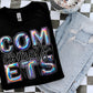 Comets Holographic School Spirit DTF Transfer