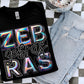 Zebras Holographic School Spirit DTF Transfer