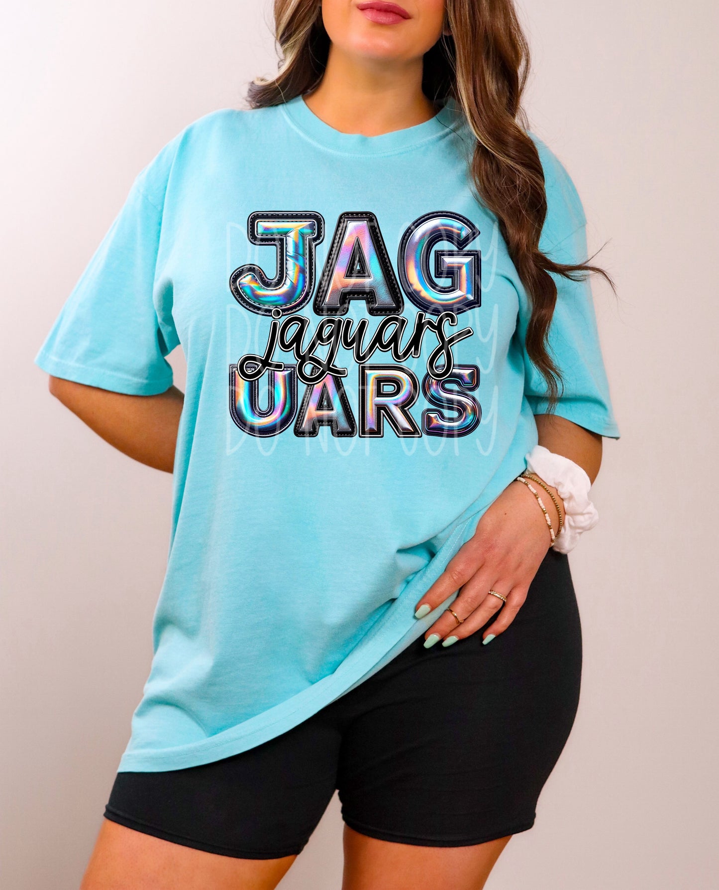 Jaguars Holographic School Spirit DTF Transfer