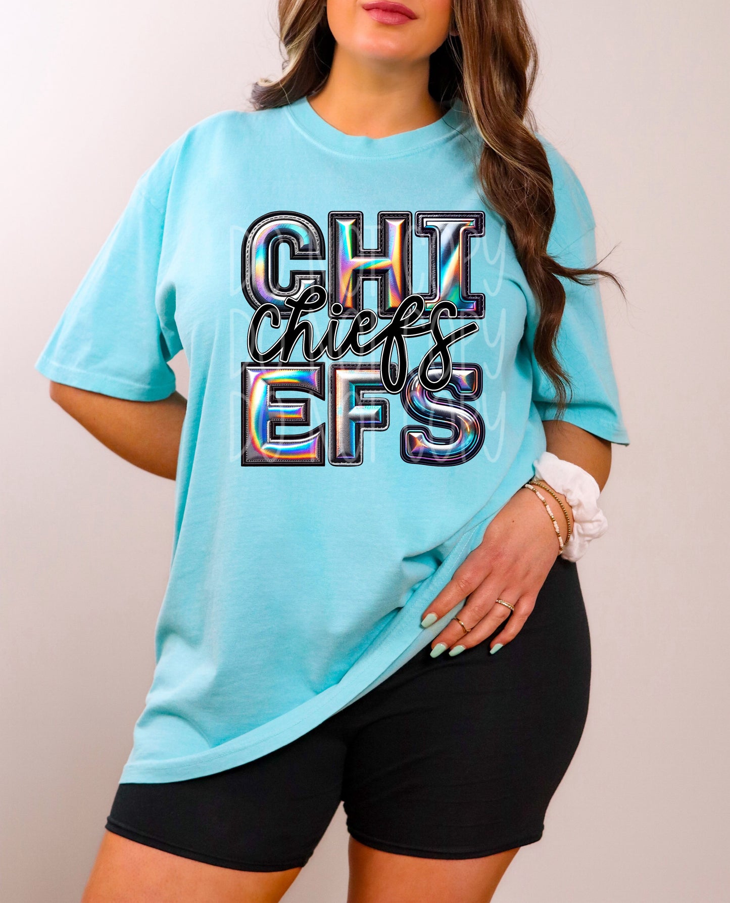 Chiefs Holographic School Spirit DTF Transfer