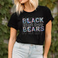 Black Bears Holographic School Spirit DTF Transfer