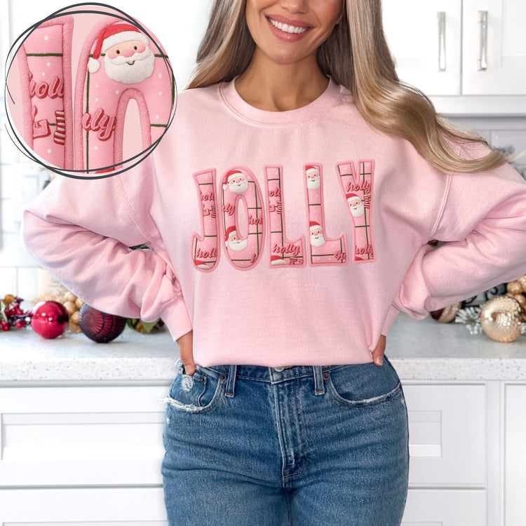 Faux Yarn Jolly DTF Transfer