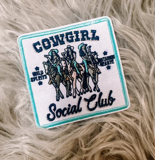 Cowgirl Social Club Hat/Pocket Patch