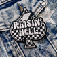 Raisin' Hell Checkered Spade Hat/Pocket Patch