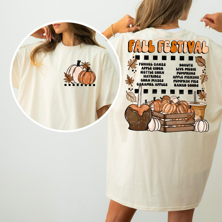 Fall Festival Fall DTF Transfer (SET OF BOTH)