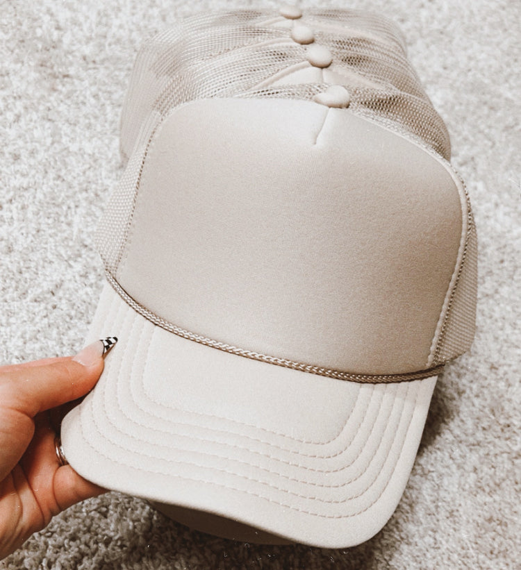 Tan Otto Trucker Hat