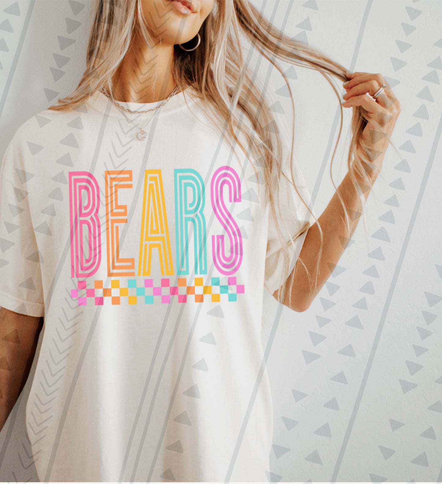 Bears Neon School Spirit DTF Transfer