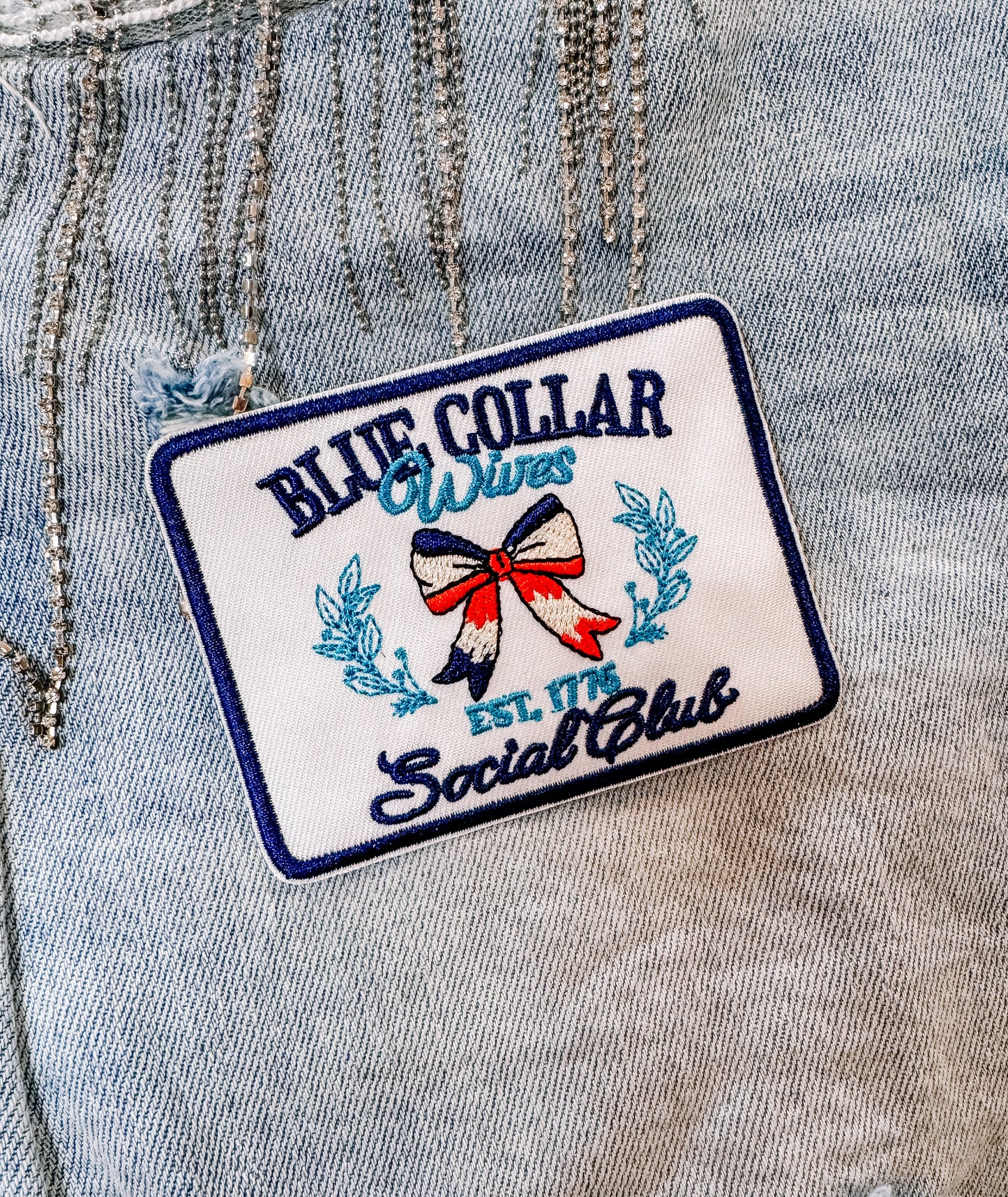 Blue Collar Wives Social Club Hat/Pocket Patch