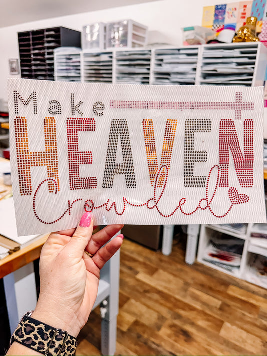 Make Heaven Crowded Spangle Transfer