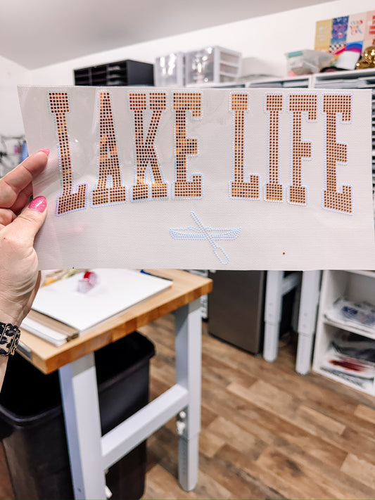 Lake Life Summer Spangle Transfer