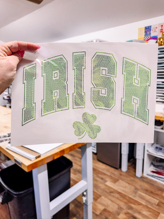 Irish Clover Spangle Transfer