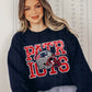 Patriots Faux Sequin DTF Transfer