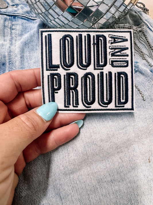 Loud & Proud Hat/Pocket Patch