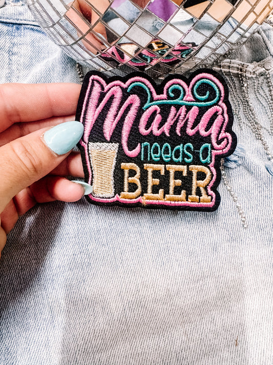 Mama Needs a Beer Hat/Pocket Patch
