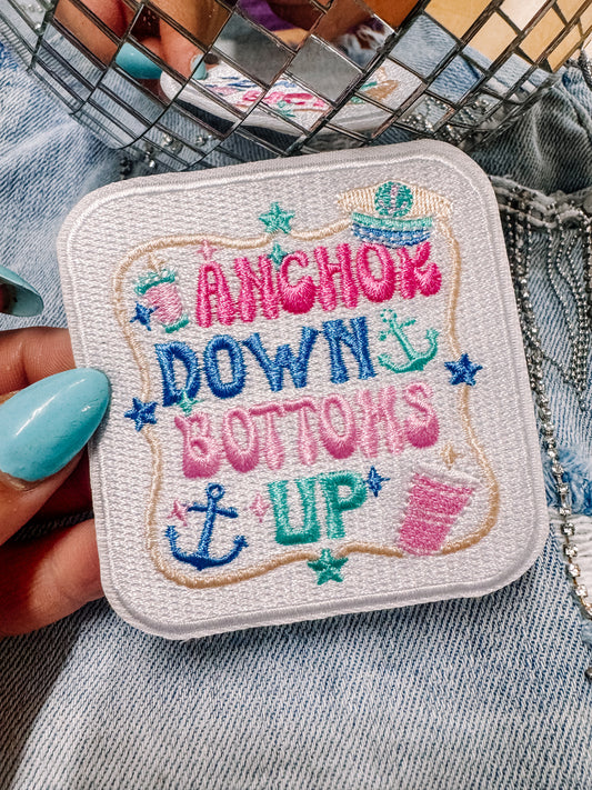 Anchors Down, Bottoms Up Hat/Pocket Patch