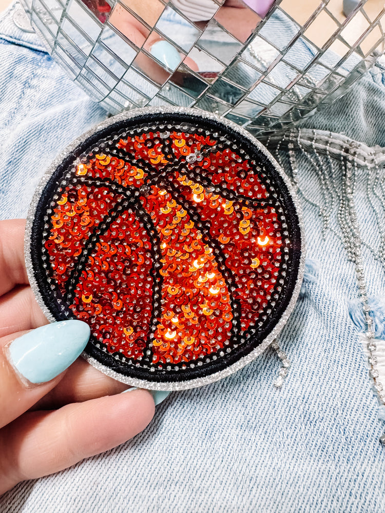Sequin Basketball Hat/Pocket Patch