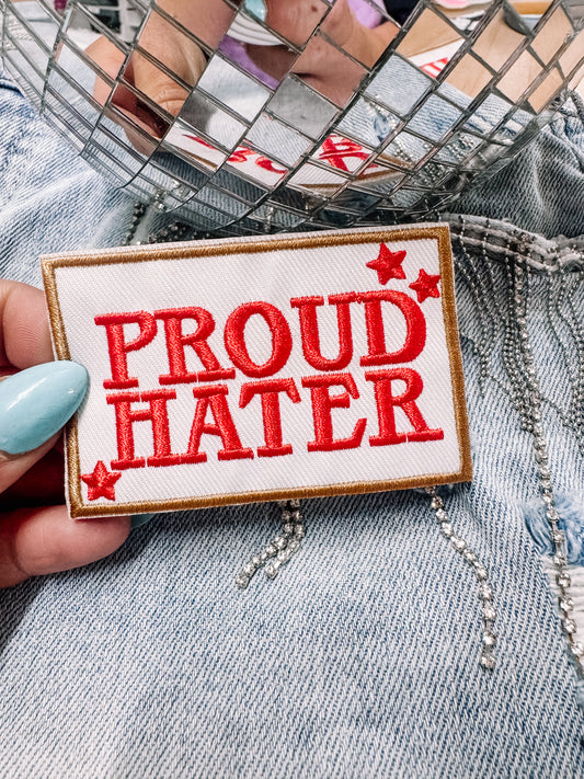 Proud Hater Hat/Pocket Patch