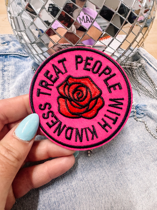 Treat People with Kindness Hat/Pocket Patch