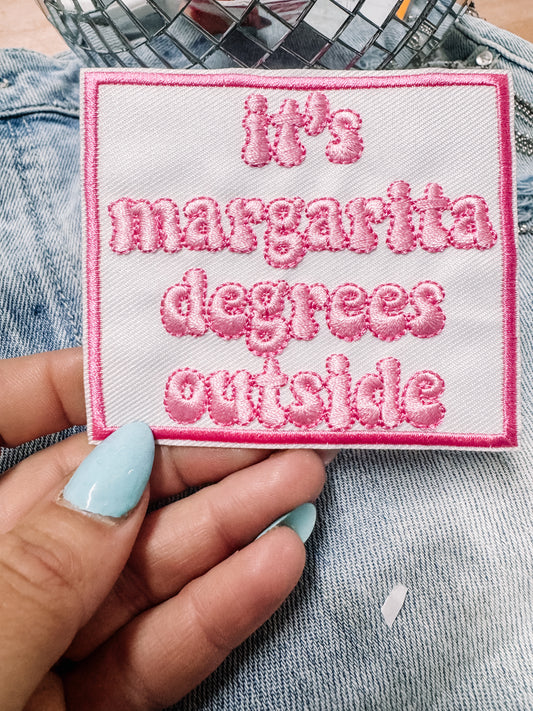 It's Margarita Degrees Outside Hat/Pocket Patch