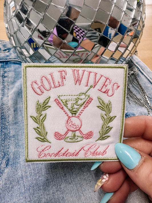 Golf Wives Cocktail Club Hat/Pocket Patch