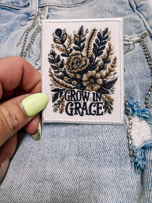 Grow in Grace Hat/Pocket Patch