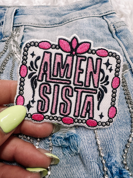 Amen Sista Hat/Pocket Patch