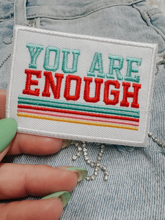 You are Enough Hat/Pocket Patch