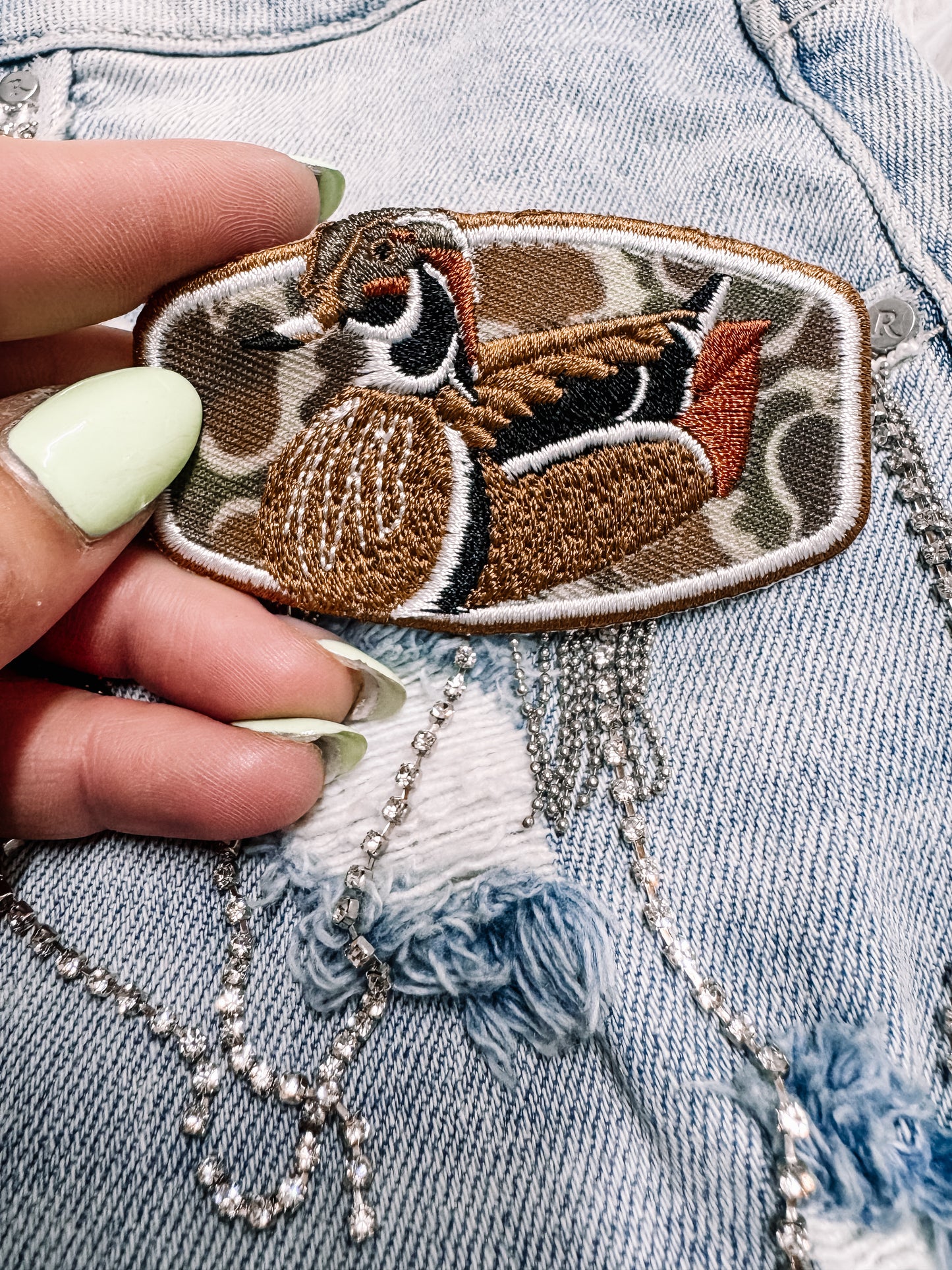 Camo Mallard Hat/Pocket Patch