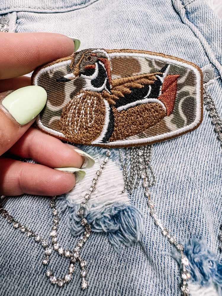 Camo Mallard Hat/Pocket Patch