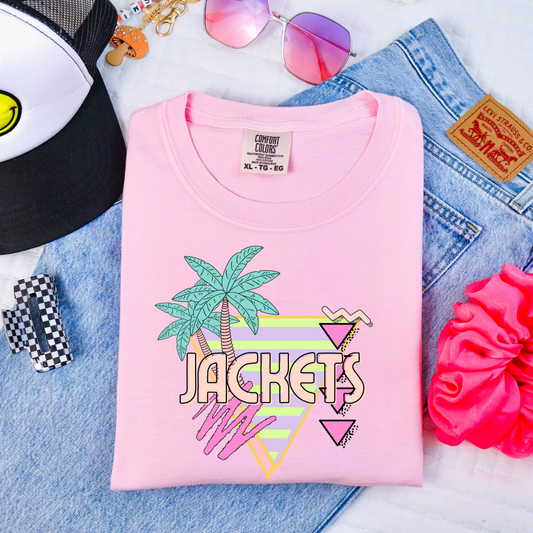 Jackets Palm Tree Mascot DTF Transfer