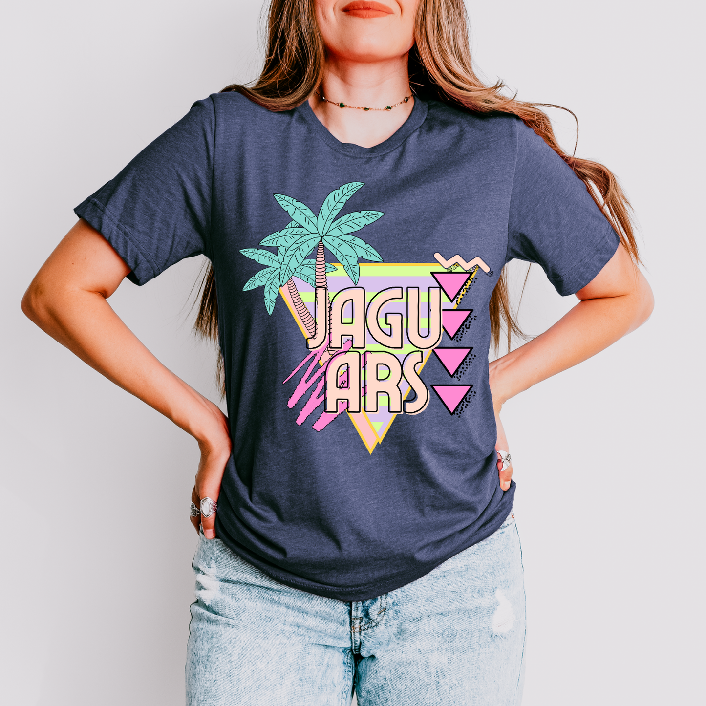 Jaguars Palm Tree Mascot DTF Transfer