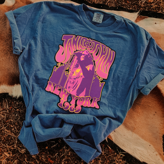 Janis Joplin DTF Transfer