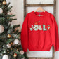 Jolly Faux Sequin Christmas DTF Transfer