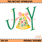 Joy Ornament Preppy Christmas PNG Digital Download