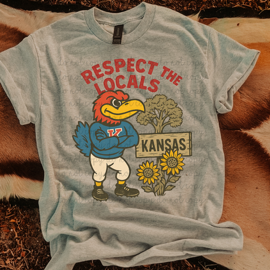 Respect the Locals Kansas DTF Transfer