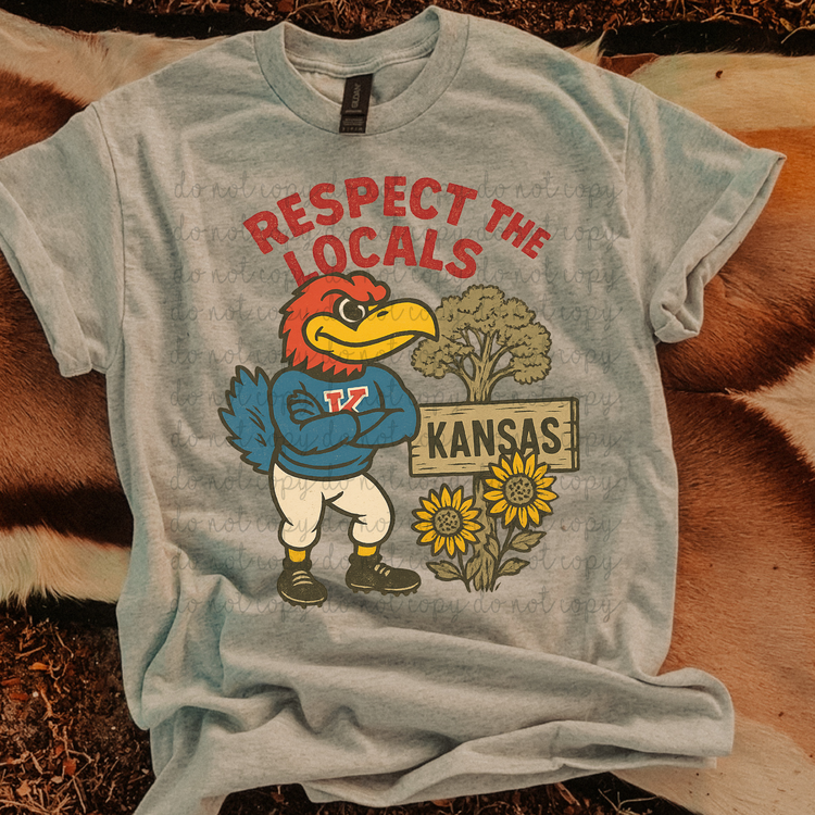 Respect the Locals Kansas DTF Transfer