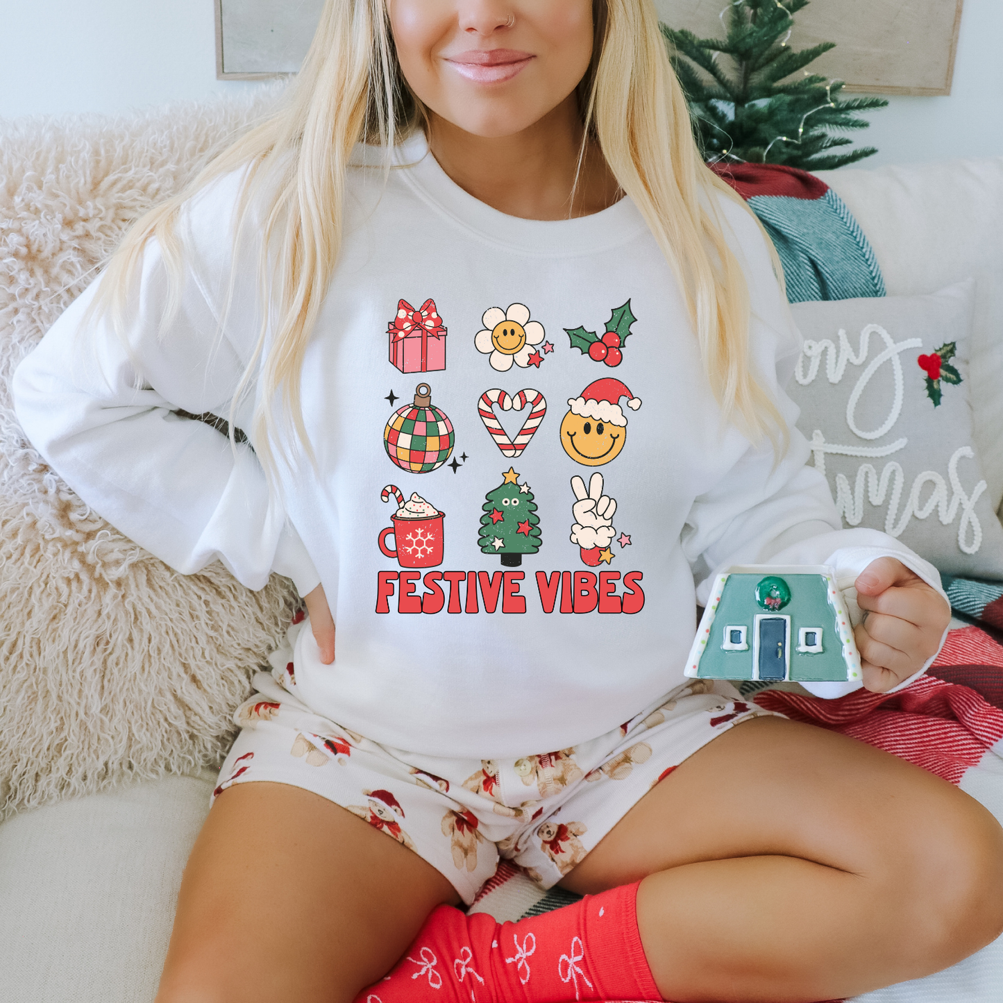 Festive Vibes DTF Transfer