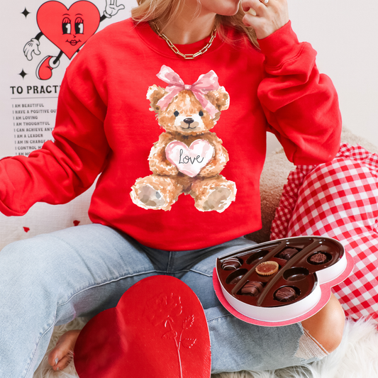 Love Bear DTF Transfer