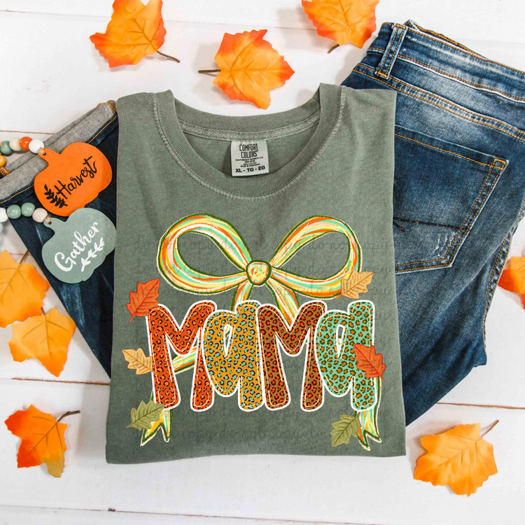 Leopard Print Mama DTF Transfer