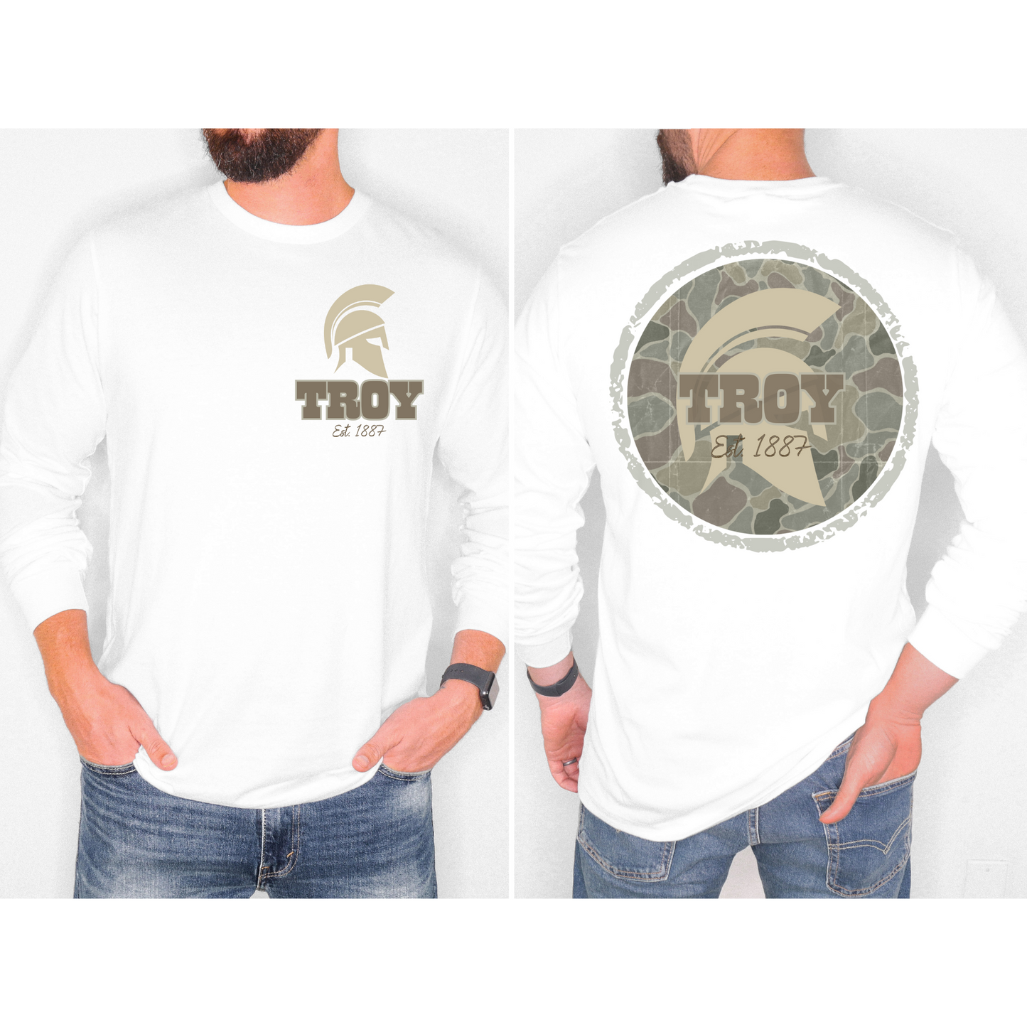 Troy Camo DTF Transfer