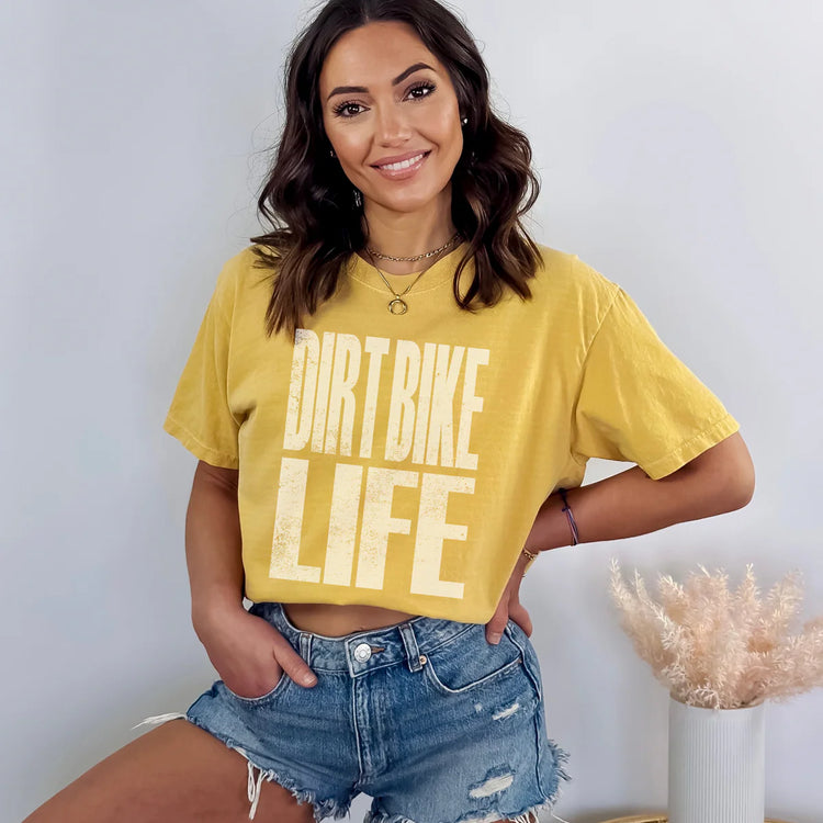 Distressed Dirt Bike Life DTF Transfers