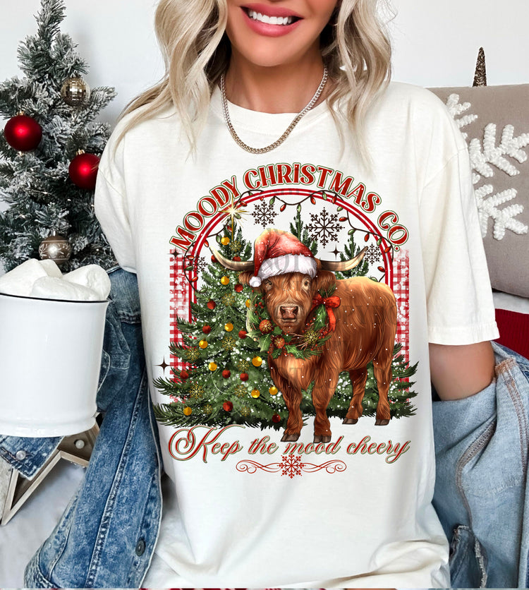 Moody Christmas DTF Transfer