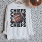 Chiefs Faux Sequin DTF Transfer