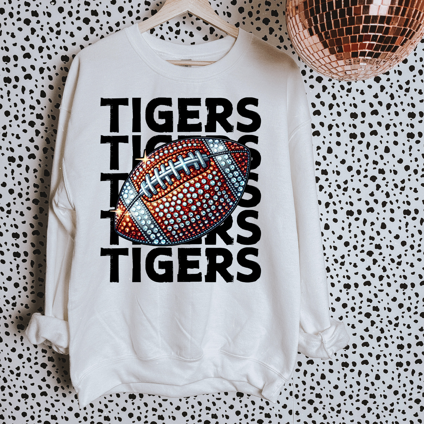 Tigers Faux Sequin DTF Transfer