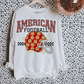 Red + Gold American Football DTF Transfer