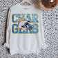 Chargers Faux Sequin DTF Transfer